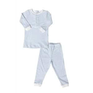 NEW NELLA PIMA kids gingham baby pajamas set in blue